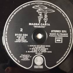 Винтажная виниловая пластинка LP Magna Carta Seasons (France 1979)