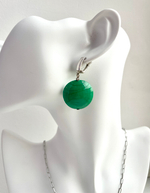 Комплект украшений из муранского стекла: колье, серьги