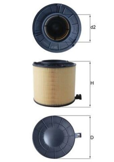 MAHLE - LX4406-MAH - Air Filter