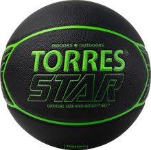 Мяч баскетбольный TORRES Star B323127, размер 7