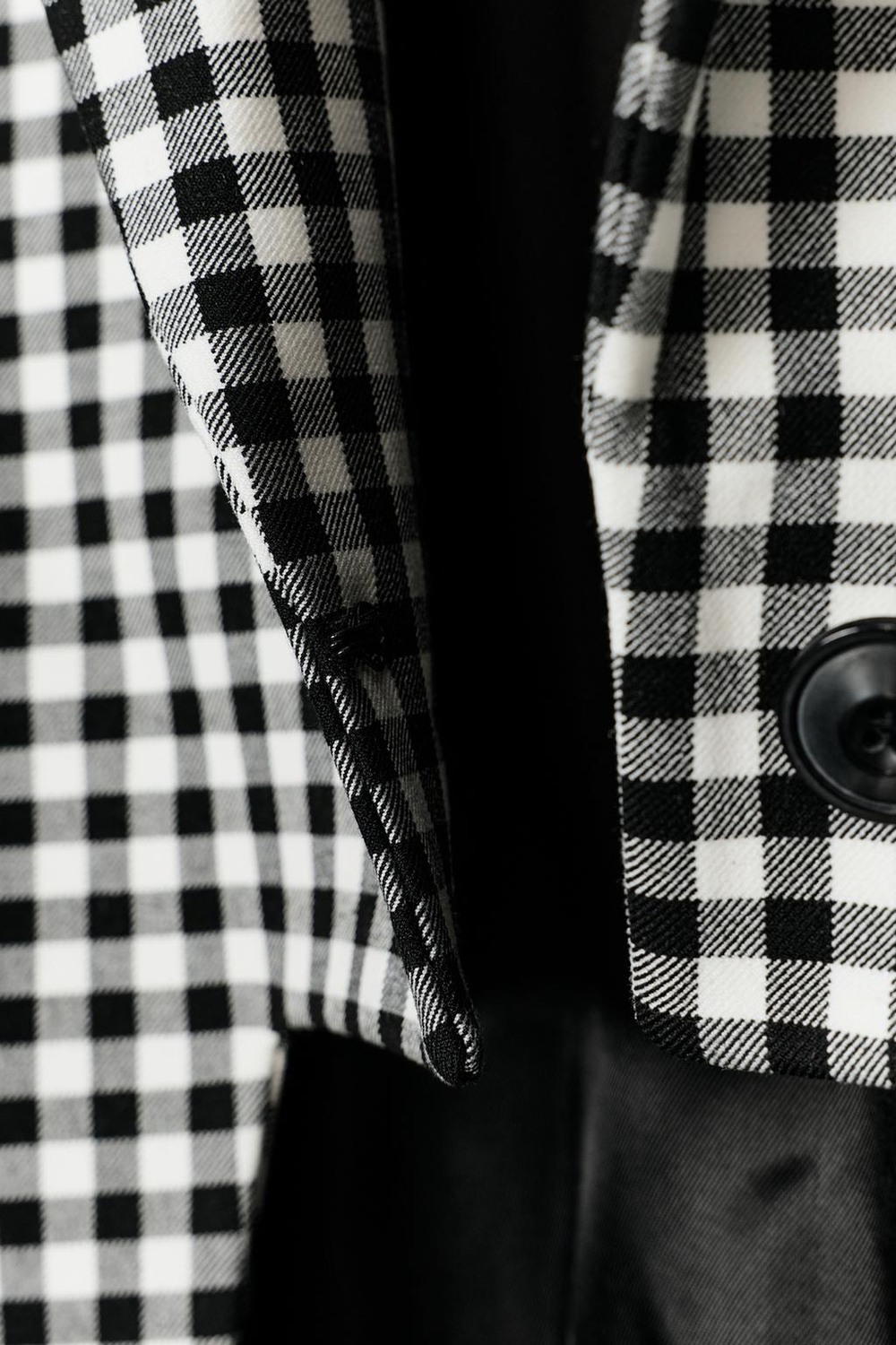 ZARA БЛЕЙЗЕР АСИММЕТРИЧНОГО КРОЯ — ZW COLLECTION, ЧЕРНЫЙ/БЕЛЫЙ