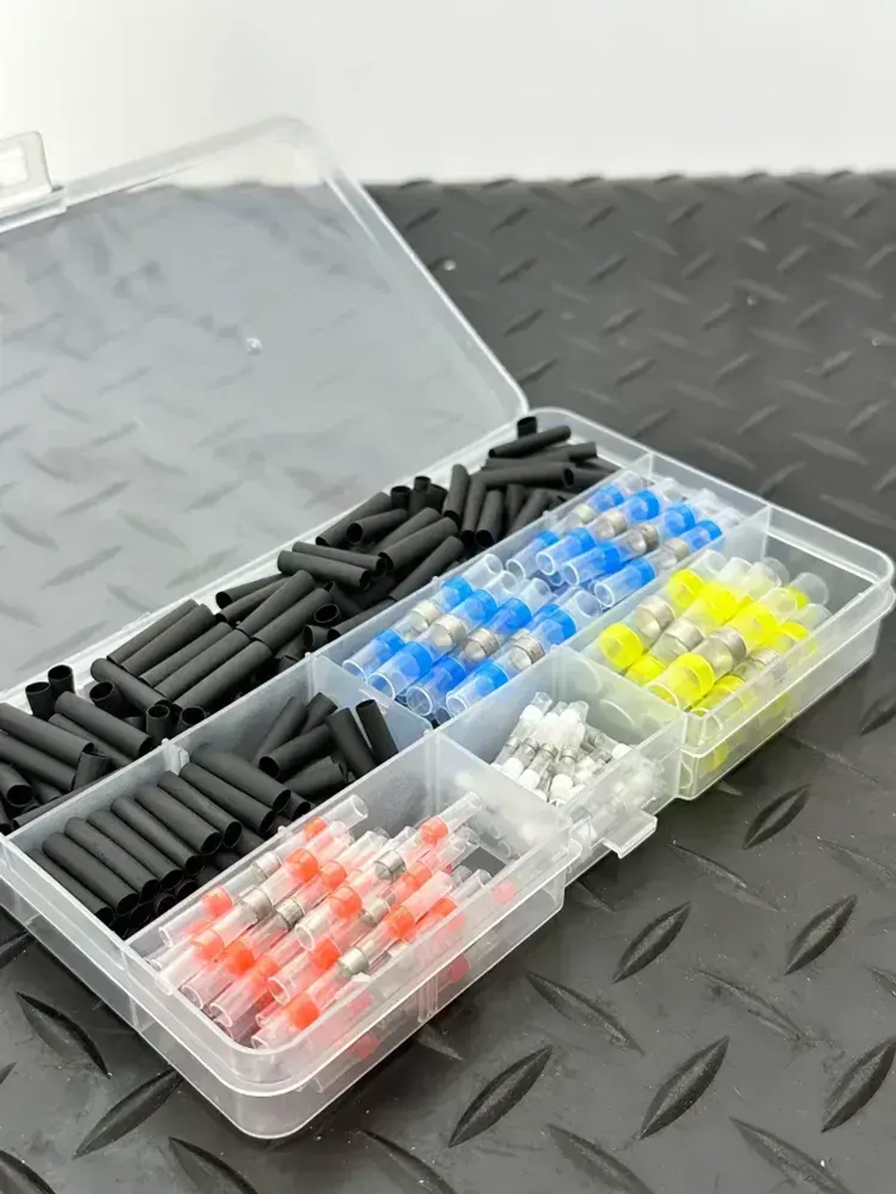 Термоусадка для проводов с клеевым слоем и припоем, Термоусадка с припоем, набор 300 штук