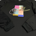 Черный лонгслив Nike