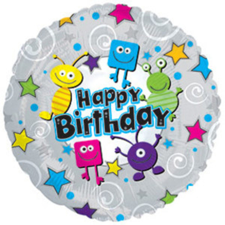 СTI 18" HB Круг серебро - монстрики