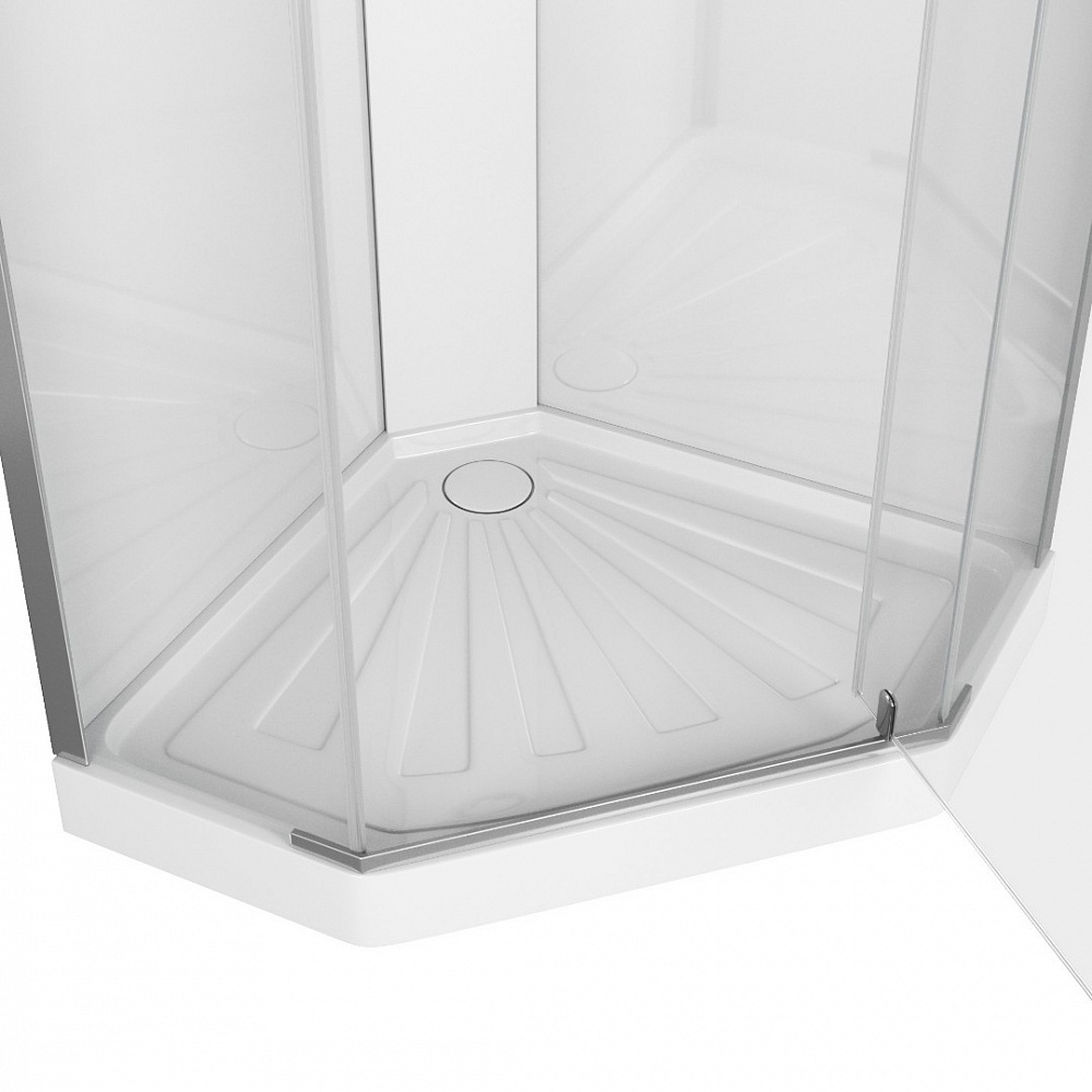 Душевая кабина Ceruttispa ЧИКА (CHIKA) 901T (90x90x215-225)