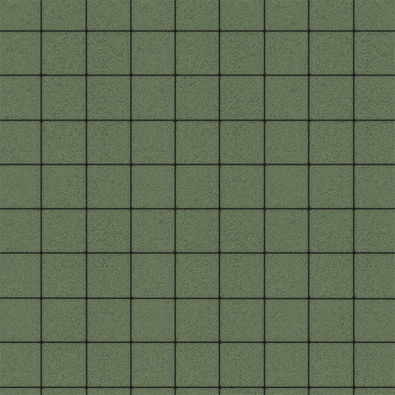 Тротуарная плитка КВАДРАТ 100х100 мм - Стандарт Зеленый
