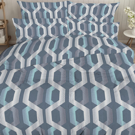 Комплект постельного белья "ВЛ. СОТЫ", бязь, 100% хлопок, Россия.