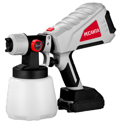 Краскопульт аккумуляторный АКП-20Li (в комплекте 1 АКБ и ЗУ) Ресанта