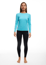 ТАЙТСЫ С ПОЯСОМ ЖЕНСКИЕ SFA FULL TIGHT | BLACK SKYBLUE