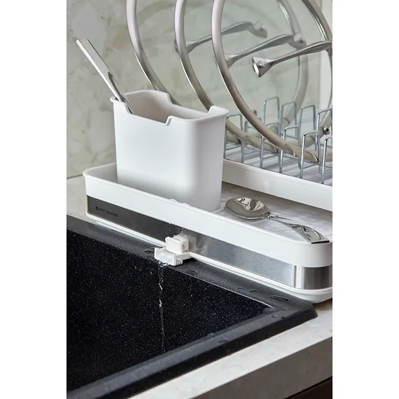 Сушилка для посуды atle раздвижная большая, белая