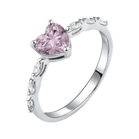 Кольцо из серебра с фианитами