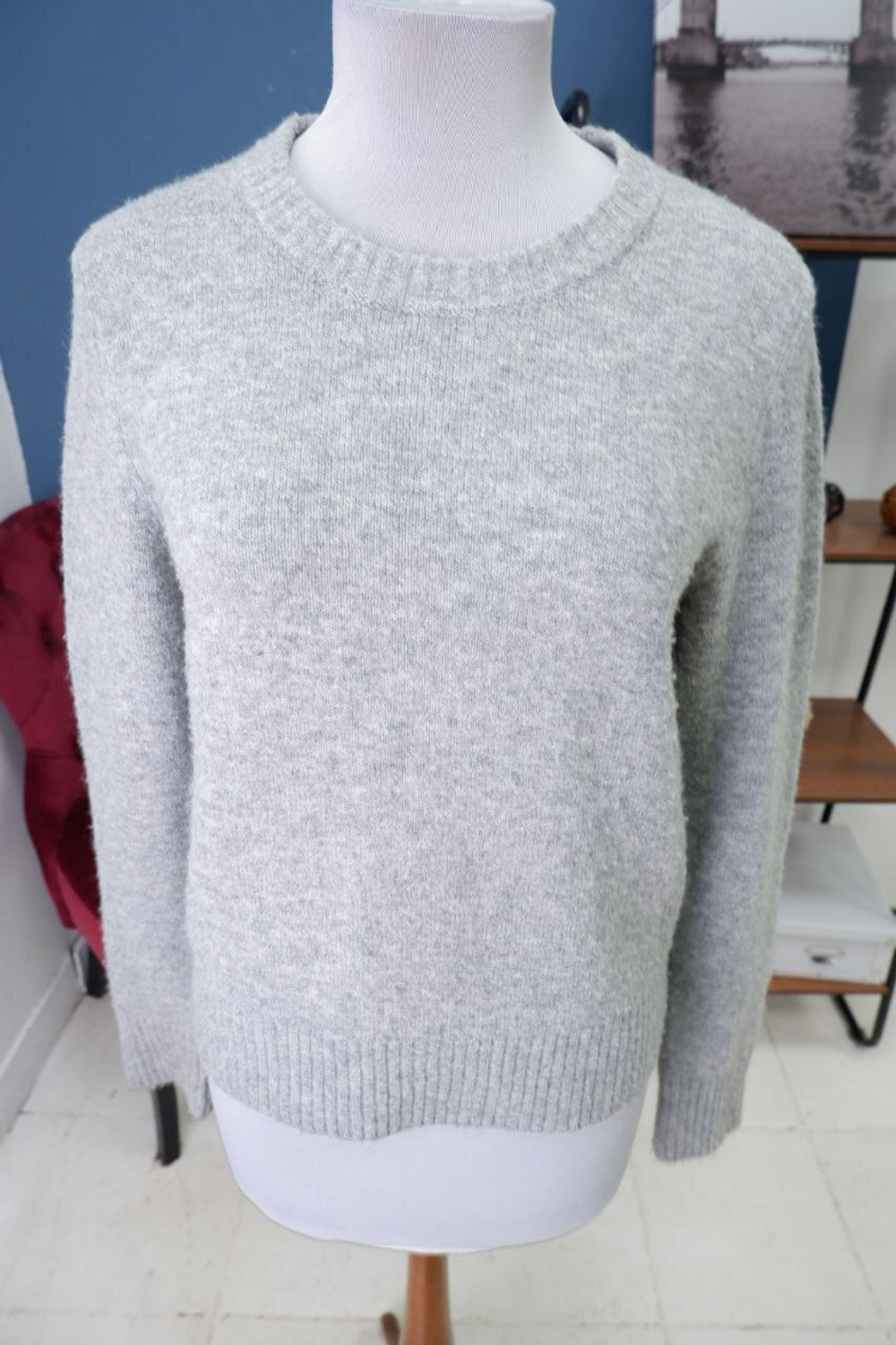 Джемпер Topshop серый  44 размер