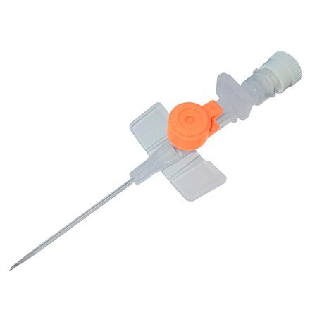 Катетер внутривенный 14G (канюля) , с крыльями и доп. портом.