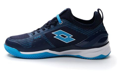 Мужские кроссовки теннисные Lotto Mirage 200 Clay - navy blue/blue ocean/all white