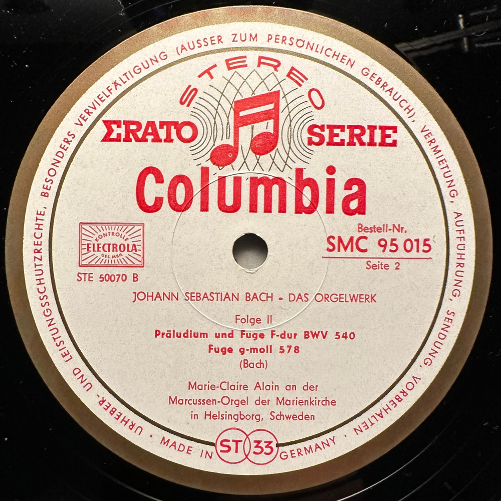 Бах - Гельмут Вальха- Органные произведения (Германия)