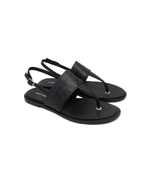 Кожаные босоножки almond tp sandal - hf mono Calvin Klein - черный(HW0HW01536)