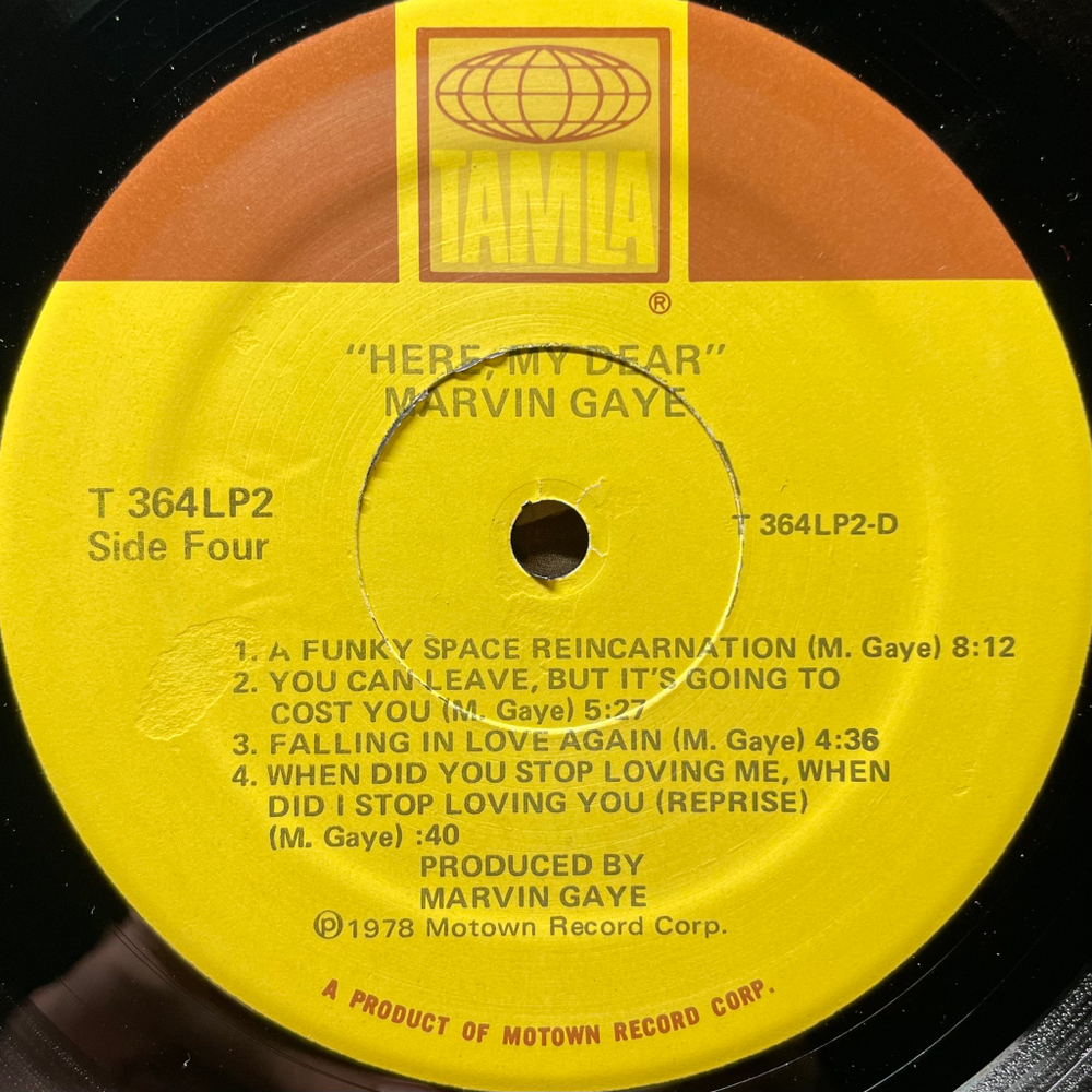 Marvin Gaye ‎– Here, My Dear 2LP (США 1978г.)