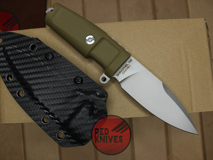 Нож Extrema Ratio Shrapnel OG - пустынная рукоять, серый клинок