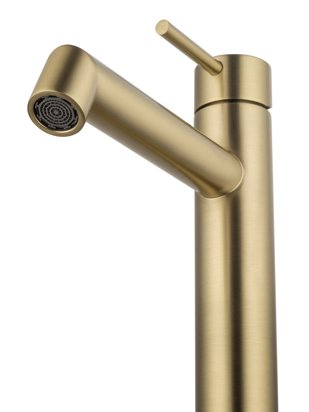 Смеситель для раковины высокий WONZON & WOGHAND, Брашированное золото (WW-H1064-BG)