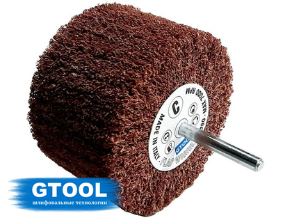 Шлифовальная головка лепестковая абразивная скотч-брайт GTOOL, 80х50х6мм, зерно coarse