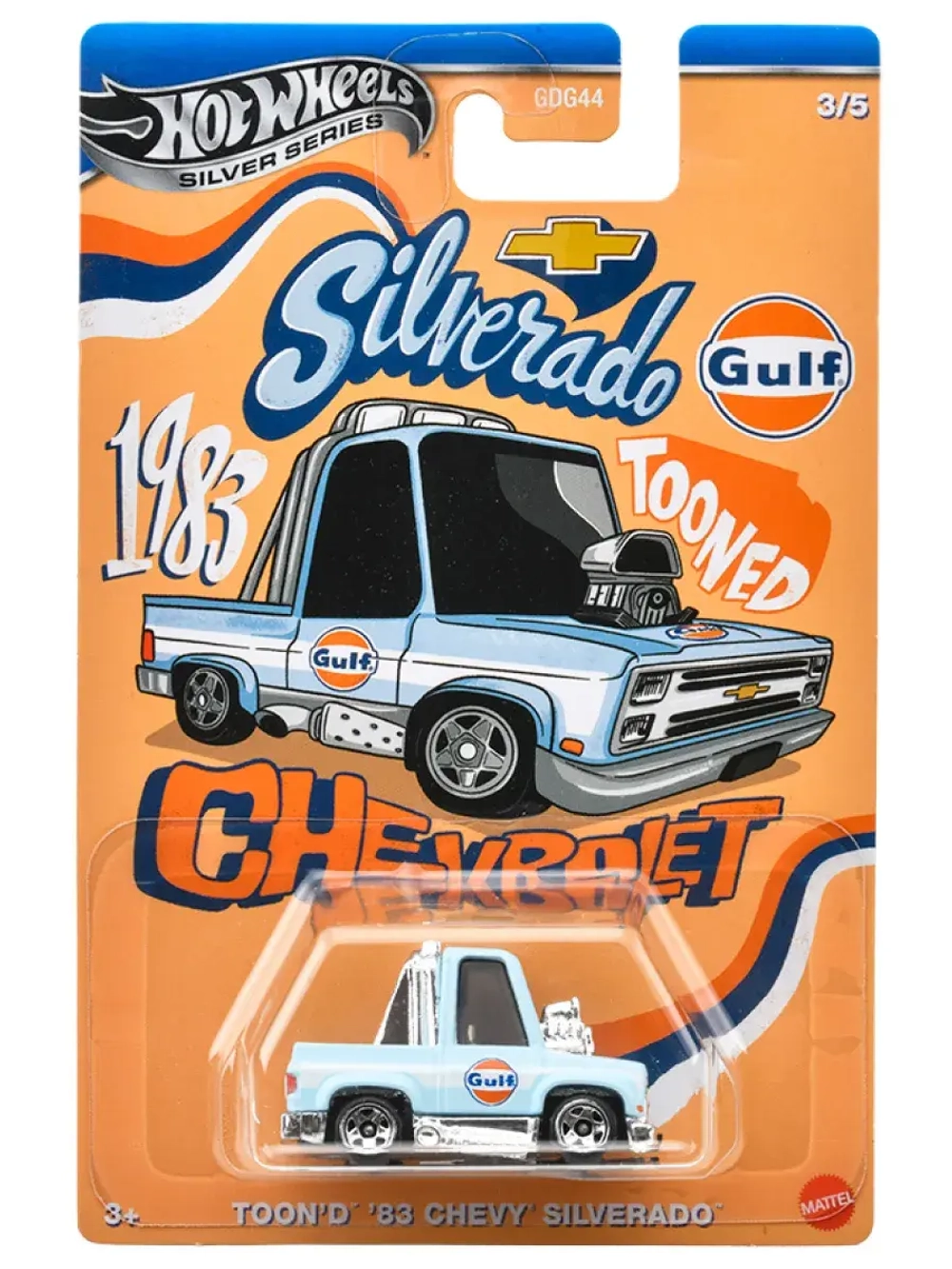 Машинка Хот Вилс Silver Series Chevy Silverado GDG44 JCB64