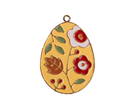 Пасхальное Яйцо с Цветами