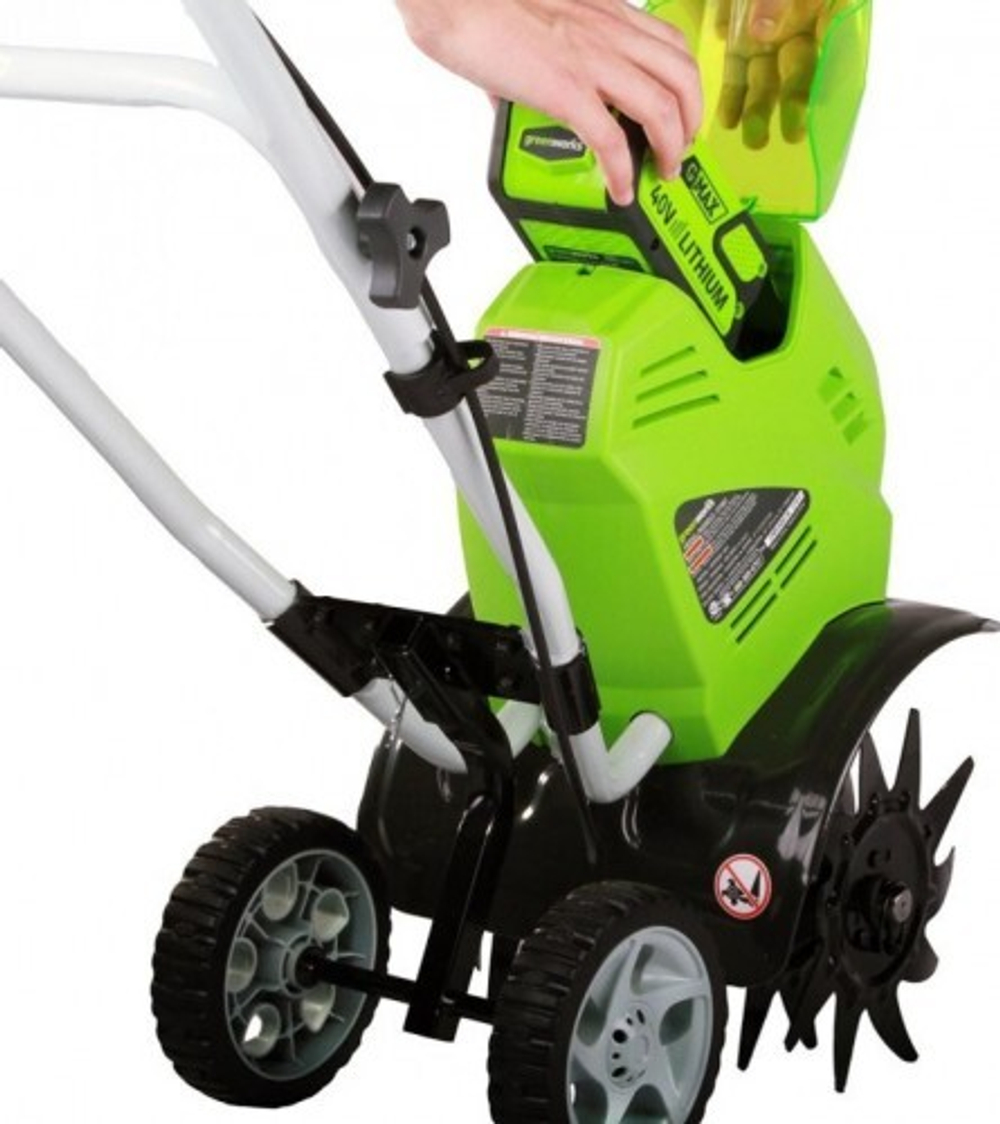 Культиватор аккумуляторный GREENWORKS G40TL 40V, без АКБ и ЗУ (27087) 27087