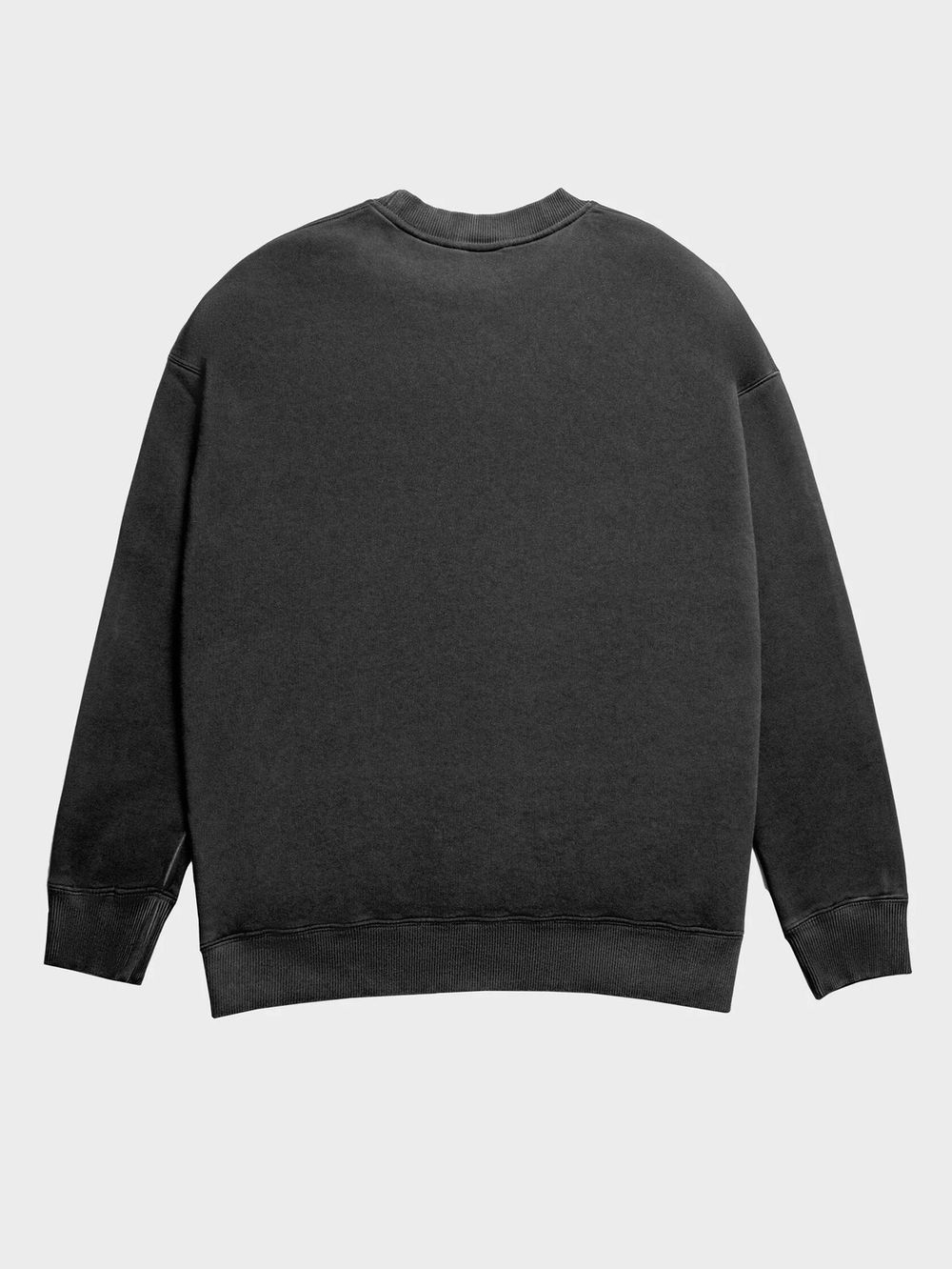 Толстовка Hardlunch garment dye черная