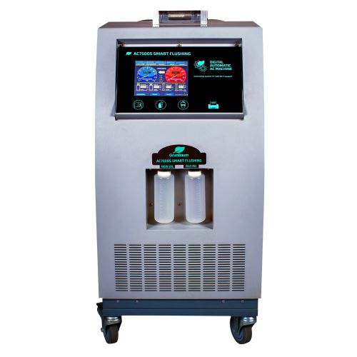 GrunBaum (AC7500S) Установка для заправки автокондиционеров SMART FLUSHING, автоматическая, R134