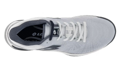 Мужские кроссовки теннисные Lotto Mirage 100 II SPD - all white/asphalt/vapor gray