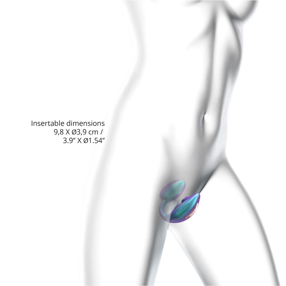 Love to Love WONDERLOVER - IRIDESCENT TURQUOISE - Виброяйцо с клиторальным флаппинг-стимулятором