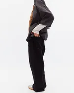 Брюки БИЧ широкие хлопковые черные