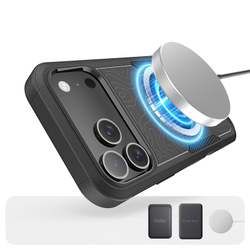 Противоударный чехол с MagSafe для смартфона iPhone 17 Pro, Dux Ducis, серия Shld Series Magnetic Case