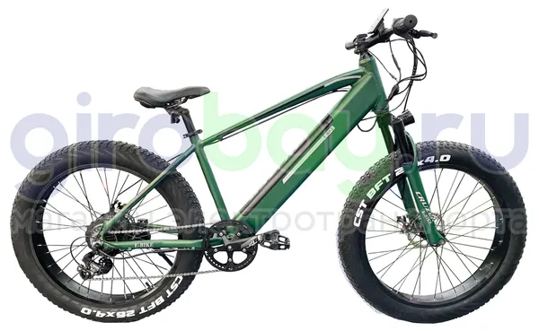 Электровелосипед CRUZER E-BIKE 26 - (Зеленый) фото №1