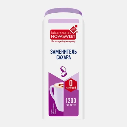 Заменитель сахара Novasweet 72г 1200шт