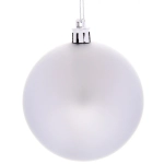 Новогодние шары 8 см (набор 3 шт) «Микс фактур», серебро