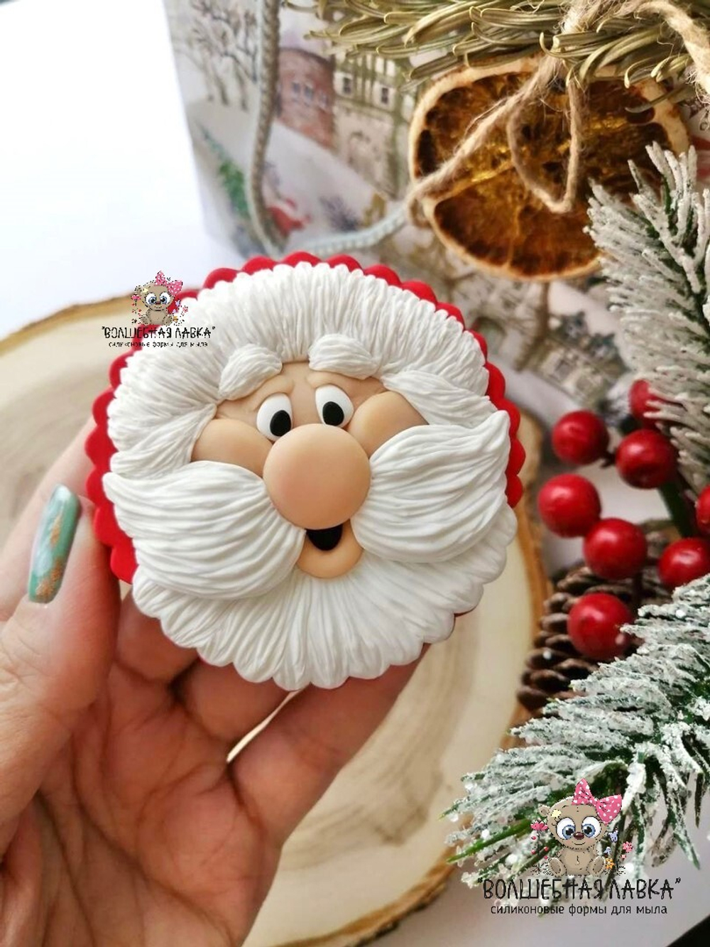 Силиконовая форма Дед мороз