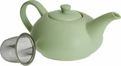Чайник заварочный 1100 мл с фильтром Ф19-074R зеленый