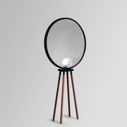 Floor design lamp INTERLACED Circle by Camino