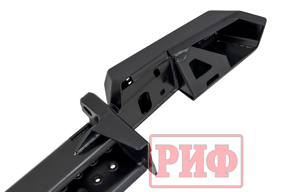 Бампер силовой задний УАЗ Хантер с фонарями, возможностью установки фаркопа, лифт 65 мм РИФ