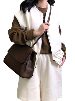 женская сумка на плечо из натуральной кожи