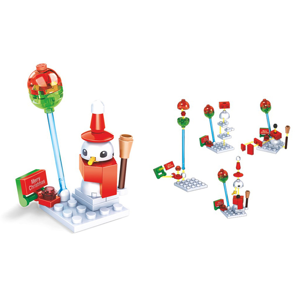 Конструктор «Новогодние символы» Снеговик, 18.5х9.5х3.7