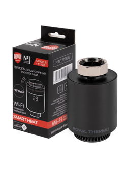 Термостат радиаторный электронный  Royal Thermo Smart Heat, черный