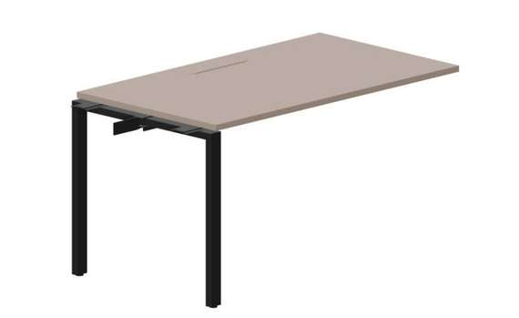 стол Strike 1380х780х750мм (меламиновый аутлет) - приставной элемент