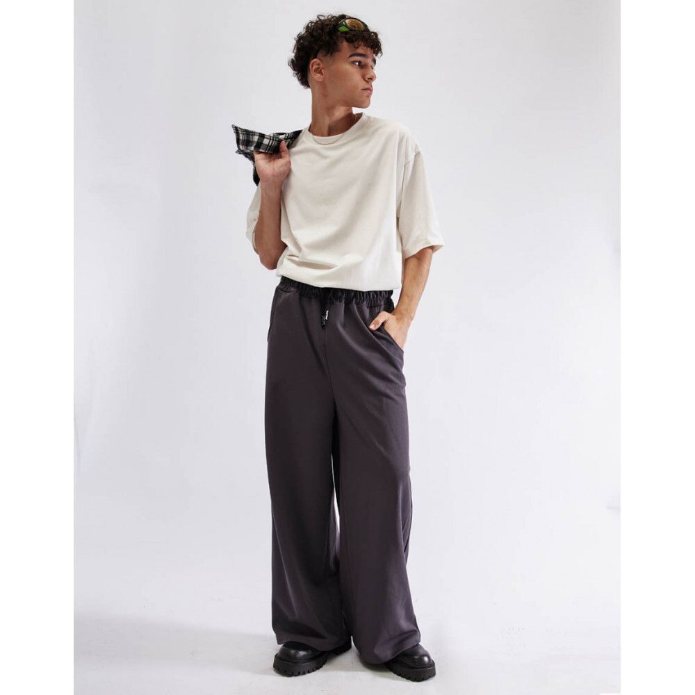 Брюки БИЧ широкие серые