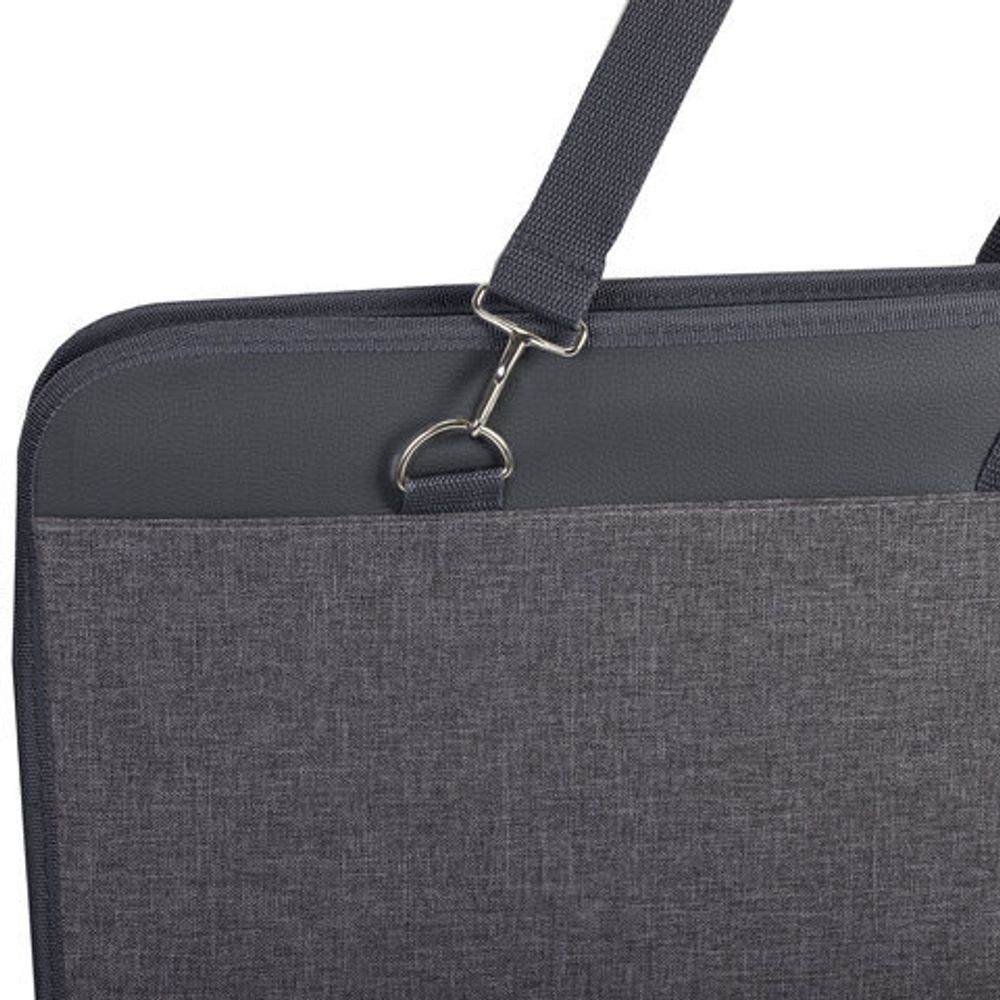 Папка-сумка для рисунков и чертежей каркасная А1 (64х90 см), экокожа, BRAUBERG ART CLASSIC, 272991