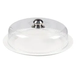 Блюдо круглое d 34,5 см с крышкой для хранения и выкладки P.L. Proff Cuisine