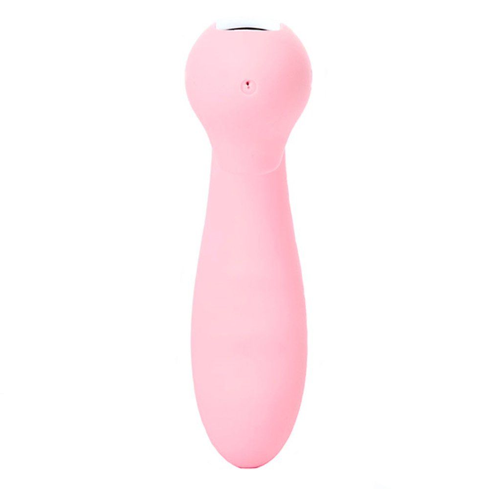 Розовый вибратор 13см с вакуумной стимуляцией и пультом ДУ BeYourLover Tara Pink TW05R