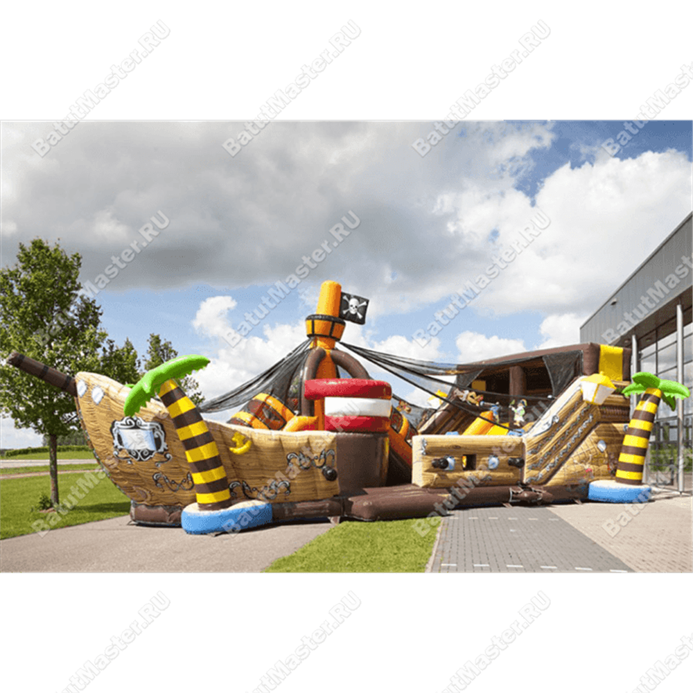 Надувной корабль "Пираты Карибского моря"