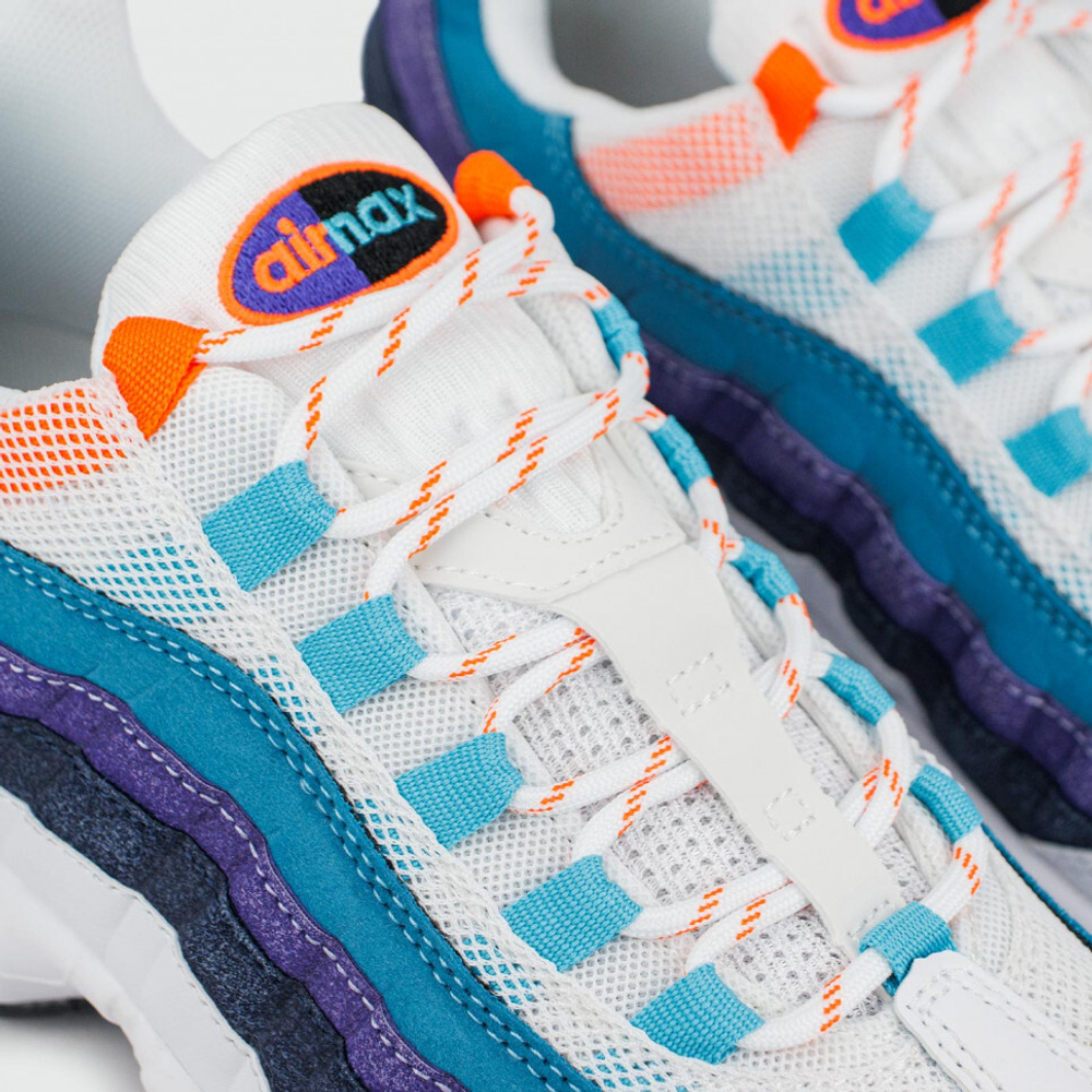 кроссовки Nike Air Max 95 White Blue Color